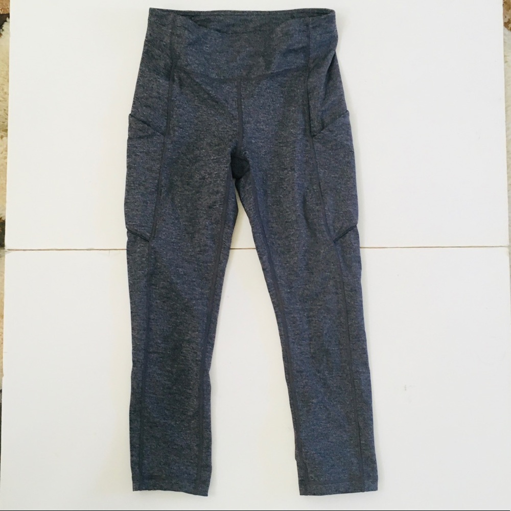Lululemon Athletica pocket gray leggings Sz 4